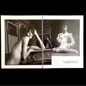 Original Valentino Freja Beha 2010 Collection Advertisement